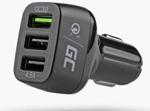 Green Cell Power Ride Car Charger 3xUSB Ultra Charge, QC 3.0 (CADGC01)