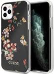 Guess Flower Shiny Collection N4 - Etui iPhone 11 Pro (Black)