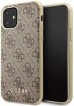 GUESS GUHCN61G4GB IPHONE 11 BRĄZOWY/BROWN HARD CASE 4G COLLECTION