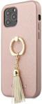 Guess GUHCP12LRSSARG iPhone 12 Pro Max 6,7" różowy/pink hardcase Saffiano with ring stand