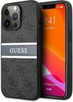 Guess GUHCP13L4GDGR iPhone 13 Pro / 6,1" szary/grey hardcase 4G Stripe