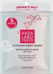 Hada Labo Tokyo Rewitalizujące C-witaminowe maski na tkaninie (5 szt.)