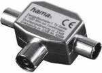 Hama Antenna Distributor Coaxial Female Jack - 2 Coaxial Male Plugs (00042998)