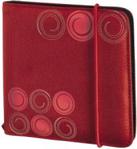 HAMA CD Wallet Slim 24 CD Czerwony Gumka (95669)