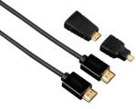 HAMA Kabel HDMI 1.5m 2 adaptery (545610000)