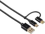 Hama Kabel microUSB B/USB-C - USB-A 1m (54512)