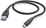 Hama Kabel USB USB Typ-C 1.5m Czarny