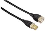 Hama USB Extension Cable, A-Plug - A-Socket, 1.8 m, black (00078448)