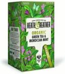 HEATH&HEATHER herbata zielona organiczna z miętą 20 x 2 g