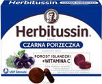 HERBITUSSIN POROST ISLANDZKI + Witamina C smak czarna porzeczka 12 pastylek do ssania