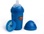 Herobility - butelka antykolkowa Herobottle 240 ml, Superman + smoczek M (2 m+)