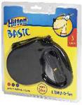 Hilton Basic 2 Smycz 5M Czarna Dla Psa Do 20Kg