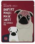 Holika Holika Baby Pet Magic Mask Anti Wrinkle Pug Przeciwzmarszczkowa bawełniana maseczka w płachcie