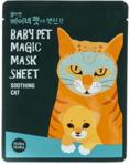 Holika Holika Baby Pet Magic Mask Soothing Cat Odświeżająca bawełniana maseczka w płachcie