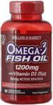 Holland & Barrett Omega 3 1200mg with Vitamin D3 90 kaps miękkich