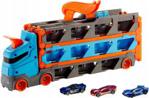 Hot Wheels Transporter Autek Tory Wyścigowe +3 auta (GVG37)