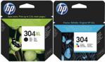 Hp 304XL + Hp 304 czarny + kolor (N9K08AE N9K05AE)