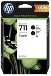 HP 711 2-Pack czarny (P2V31A)