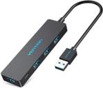 HUB VENTION 4 PORTS USB3.0 HUB 15CM BLK