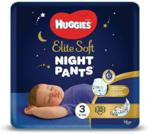 Huggies Pieluchomajtki Elite Soft Pants Over Night 3 23Szt.