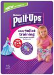 Huggies Pieluchomajtki Pull-Ups Girl 2-4 Lata 15-23 Kg 15Szt.