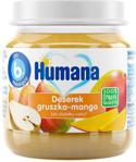 Humana 100% Organic Deserek Gruszka-Mango Po 4 Miesiącu 125G