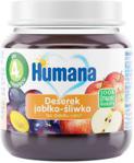 Humana 100% Organic Deserek Jabłko-Śliwka Po 4 Miesiącu 125G