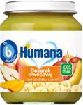 Humana 100% Organic Deserek Owocowy Po 6 Miesiącu 125G