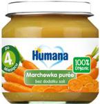 Humana 100% Organic Marchewka Puree Po 4. Miesiącu 80g