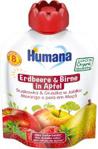 Humana 100% Organic Mus Truskawka & Gruszka W Jabłku 90g