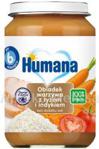 Humana 100% Organic Obiadek Warzywa Z Ryżem I Indykiem Po 6. Miesiącu 190g