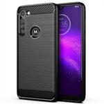 Hurtel CARBON CASE ELASTYCZNE ETUI POKROWIEC MOTOROLA MOTO G8 POWER CZARNY