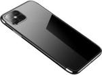 Hurtel Clear Color case żelowy etui z metaliczną ramką iPhone 12 Pro Max czarny