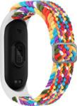 Hurtel Strap Fabric Opaska Do Xiaomi Mi Band 6 / 5 4 3 Pleciony Materiałowy Pasek Bransoletka Wielokolorowy