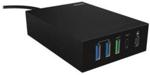 ICY BOX ZASILACZ UNIWERSALNY 65W (3XUSB-A 1XUSB-C)- DARMOWY ODBIÓR W 22 MIASTACH I BEZPŁATNY ZWROT PACZKOMATEM AŻ DO 15 DNI (IBCH504QN)