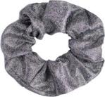 ILOKO GUMKA DO WŁOSÓW SREBRNA SCRUNCHIE METALICZNA - 35877