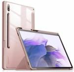 Infiland Etui na Galaxy Tab S7 FE 5G T730/T736B Crystal Case Różowy