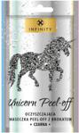 Infinity Unicorn Oczyszczająca Maseczka Peel-Off Czarna Z Brokatem 7Ml