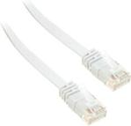 InLine Flat patch cord UTP Cat.6 5m White (71605W)