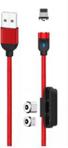 INNY MAGNETYCZNY KABEL USB 3W1 XO-NB128 RED ()