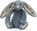 Jellycat Maskotka Królik Bashful Niebieski Z Kwiatowymi Uszami 31Cm Bl3Dusk