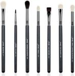 Jessup Pro Zestaw 7 Pędzli T077 Brushes Set Black/Silver