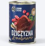 John Dog Dziczyzna z Malinami Berry Line 400g