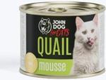 John Dog for Cats karma mokra mus przepiórka 200g