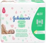 Johnsons Baby Skin Protect Chusteczki Nawilżane Dla Niemowląt 4X48Szt