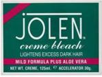 Jolen Mild Plus Aloe Vera Creme Bleach Rozjaśniacz Włosków Na Twarzy Ciele Z Aloesem 125ml I 30g