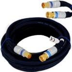 Kabel antenowy SAT wtyk TV / wtyk F VITALCO AK60 2,5m