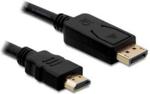 KABEL DISPLAYPORT M->HDMI M 5M GOLD DELOCK