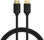 Kabel HDMI 2.0 Baseus, 4K 60Hz, 3D, HDR, 18Gbps, 1m (czarny)