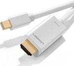 Kabel mini DisplayPort - HDMI UGREEN 4K 1,5m (biały)